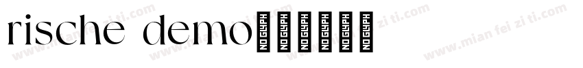 rische demo字体转换